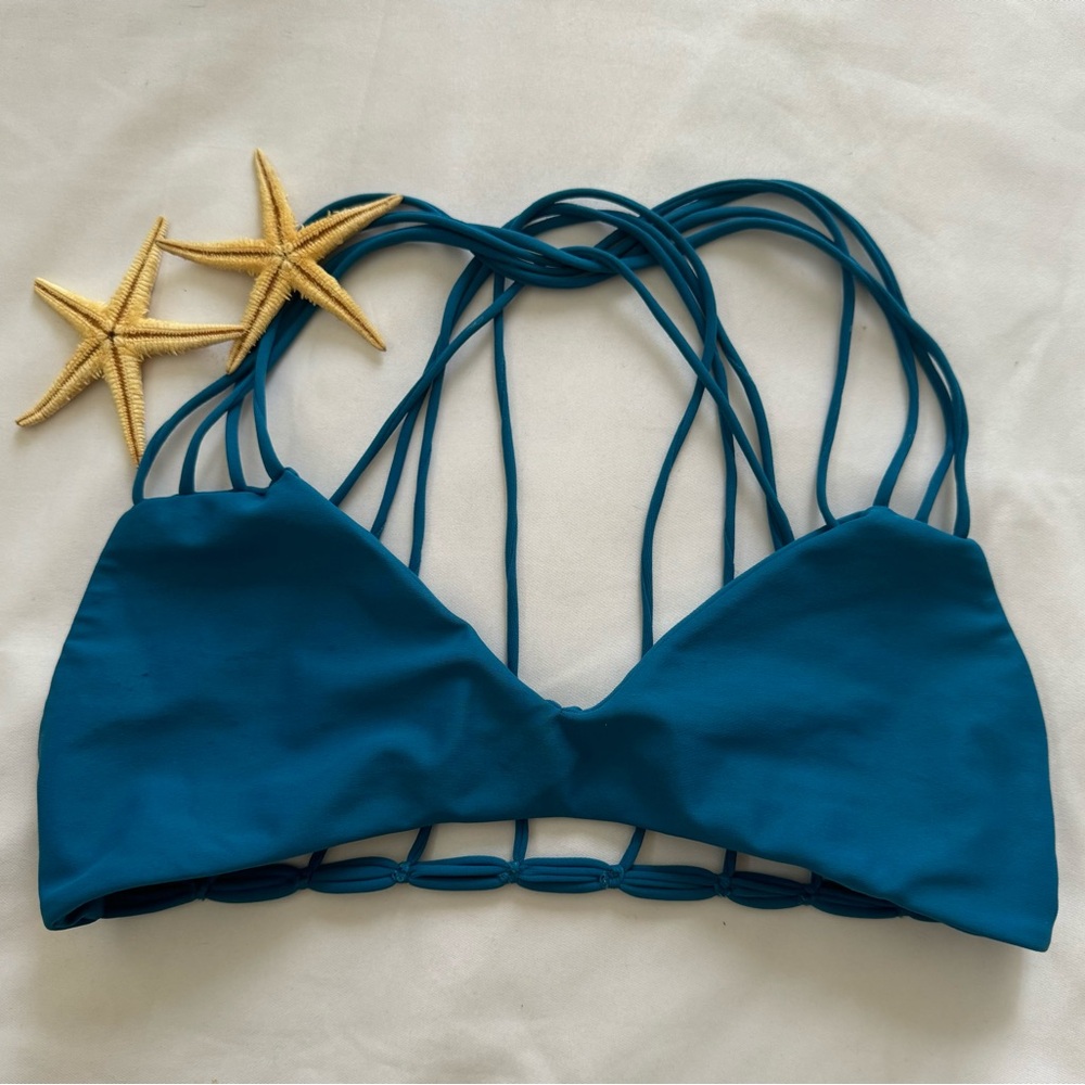 Mikoh Banyans Bikini Top Size M / Blue